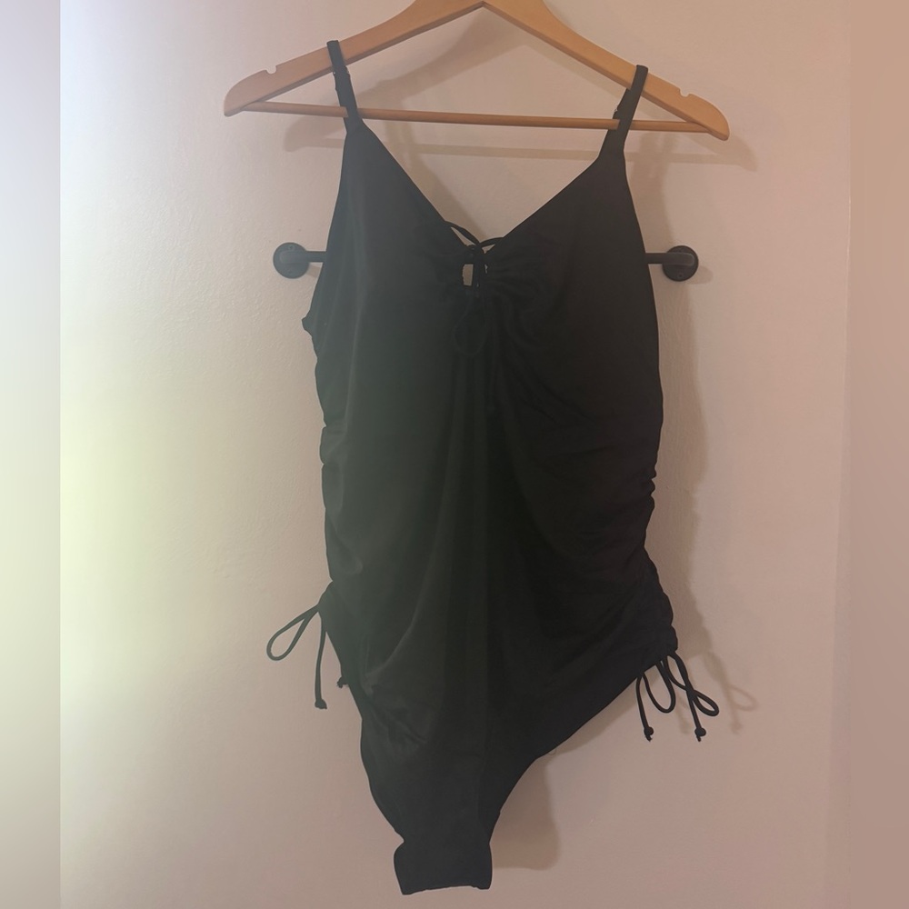 H&M Maternity Black One Piece Swimsuit